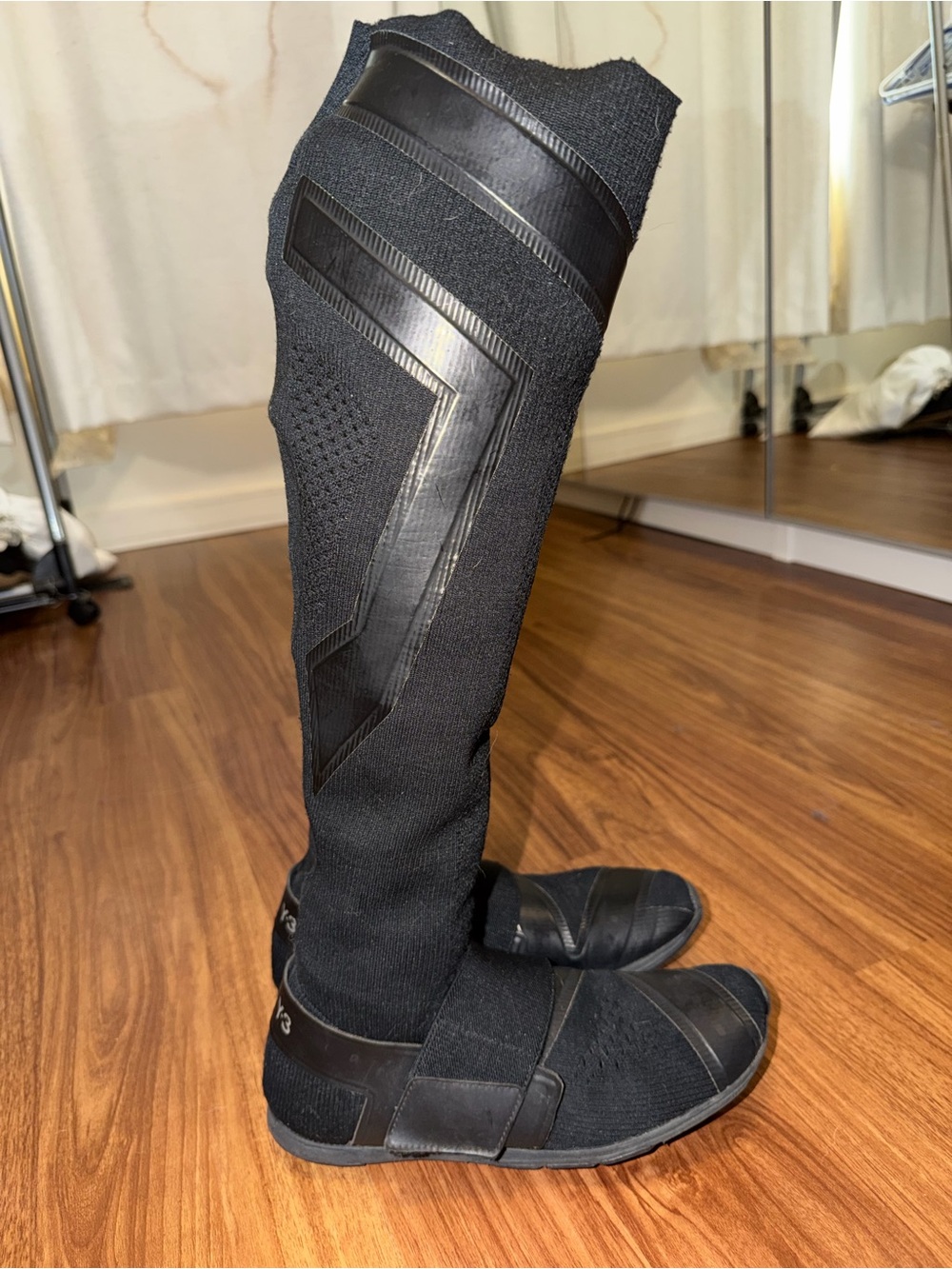 Adidas Y-3 Qasa Elle tight sock high boots - Picture 3 of 15